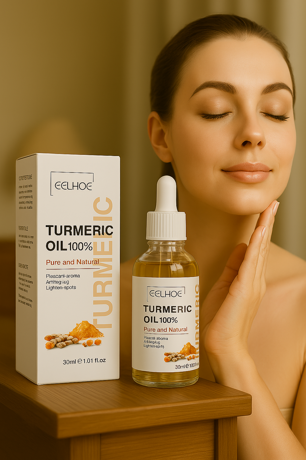 EELHOE Radiant Glow Turmeric Face Serum