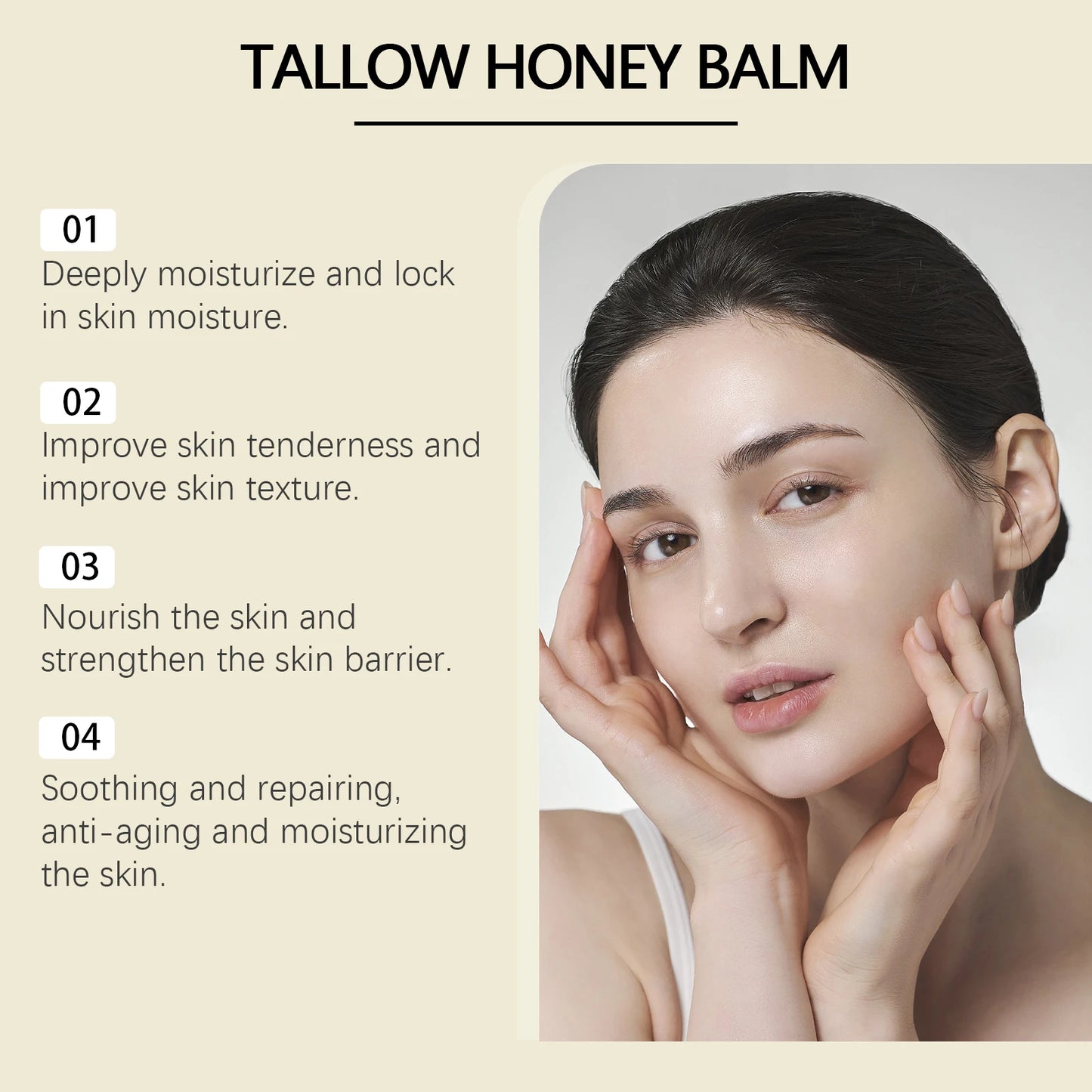 A WOODSLEEP Whipped Glow Tallow & Honey Balm
