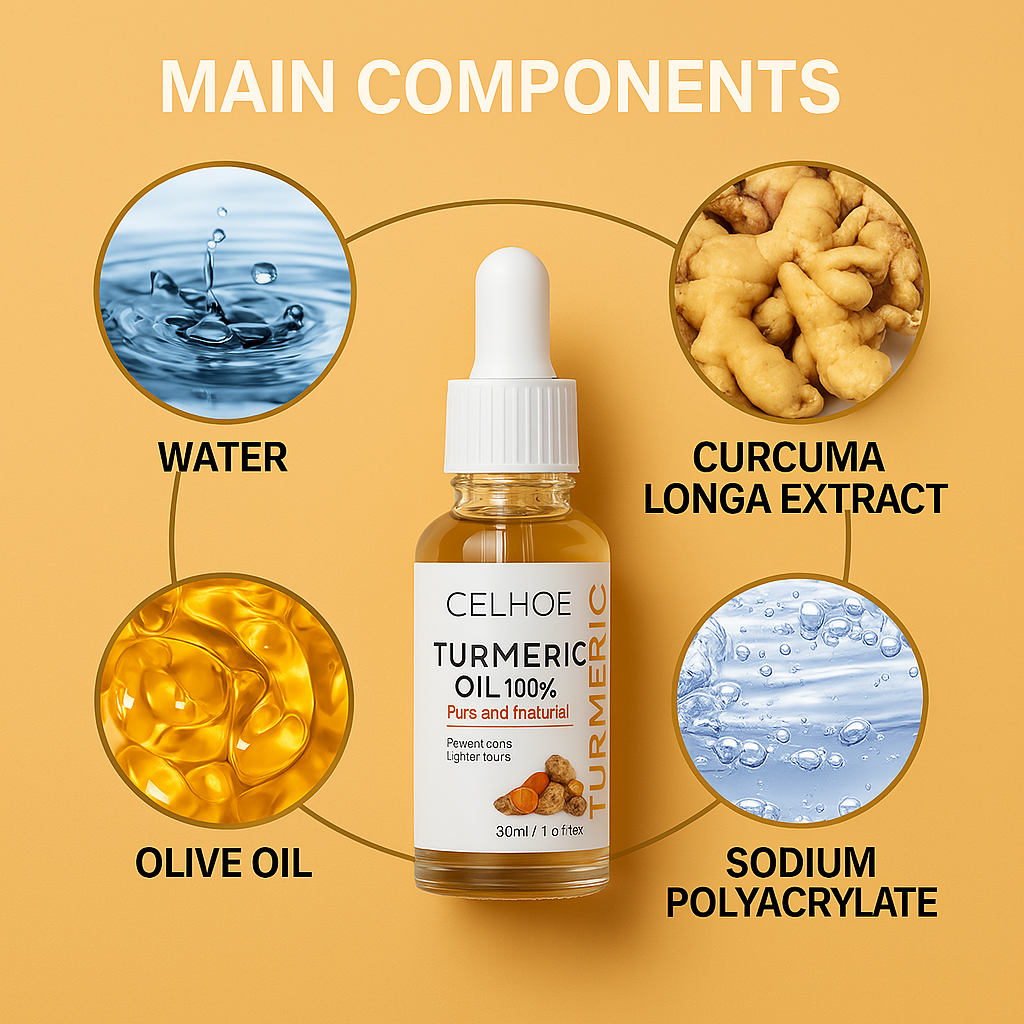 EELHOE Radiant Glow Turmeric Face Serum