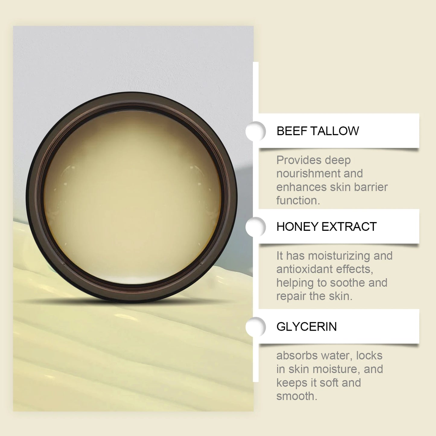 A WOODSLEEP Whipped Glow Tallow & Honey Balm