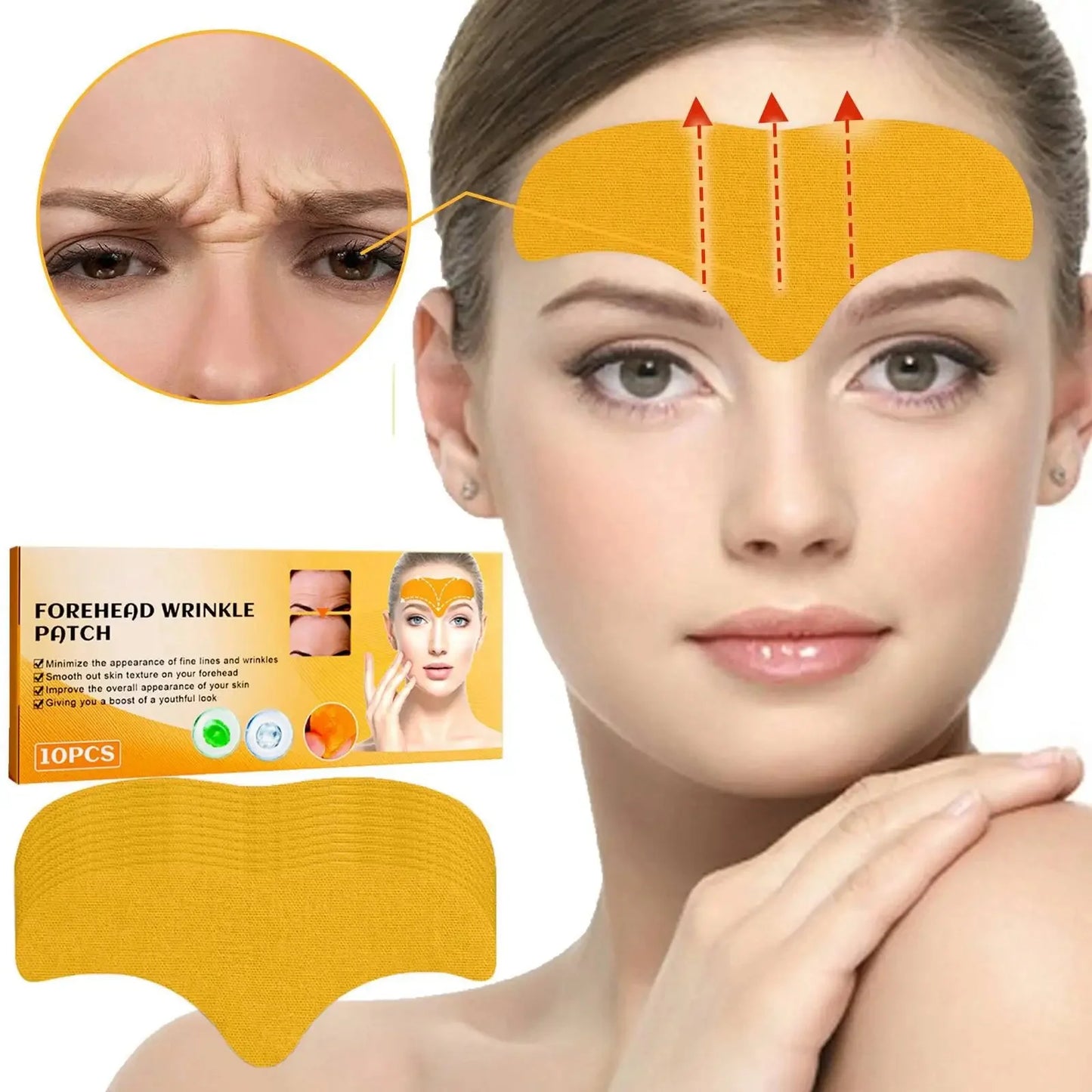 Precision Forehead Wrinkle Correction Patches