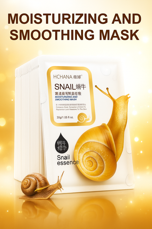 🐌 HCHANA Snail Glow Hydration Masks