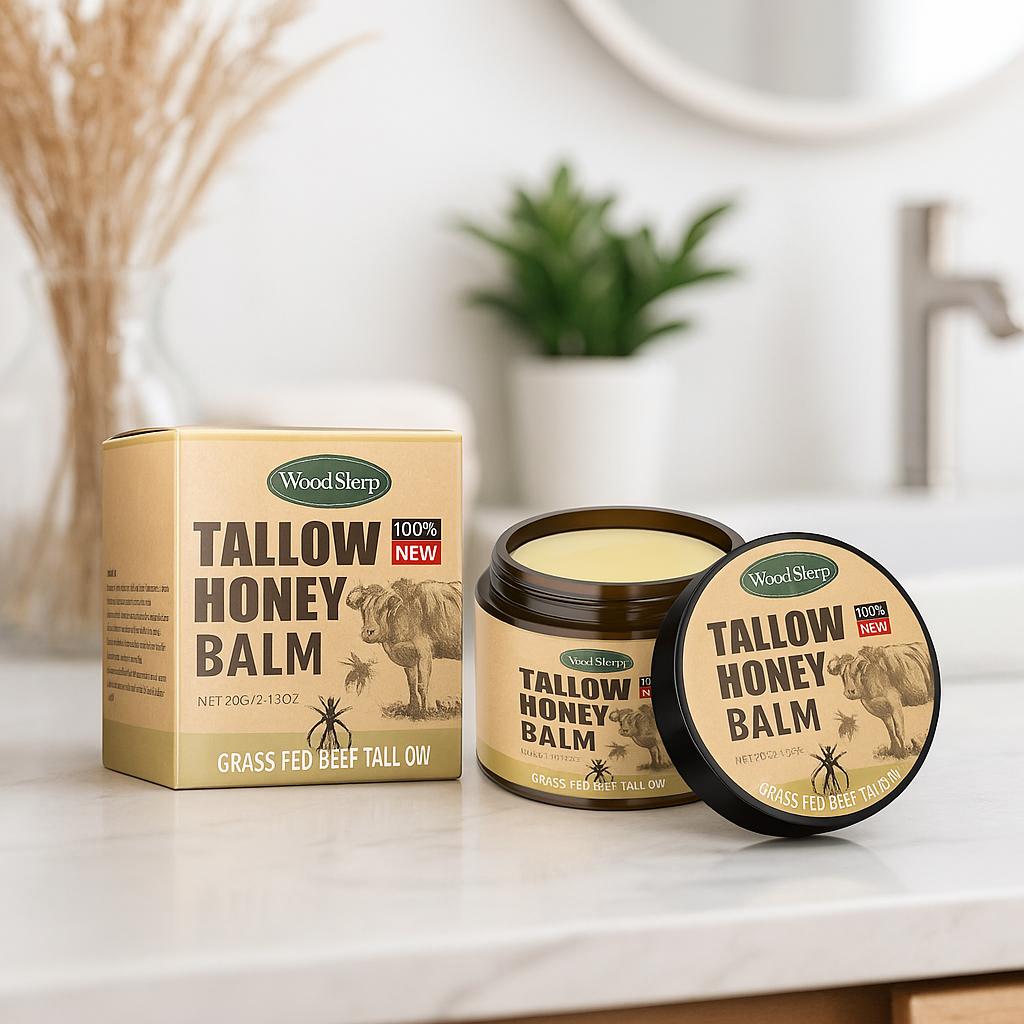 A WOODSLEEP Whipped Glow Tallow & Honey Balm