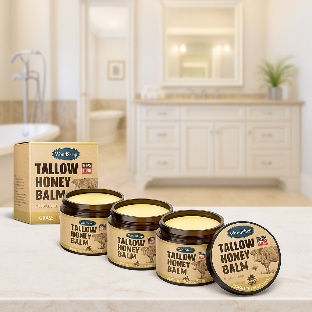 A WOODSLEEP Whipped Glow Tallow & Honey Balm